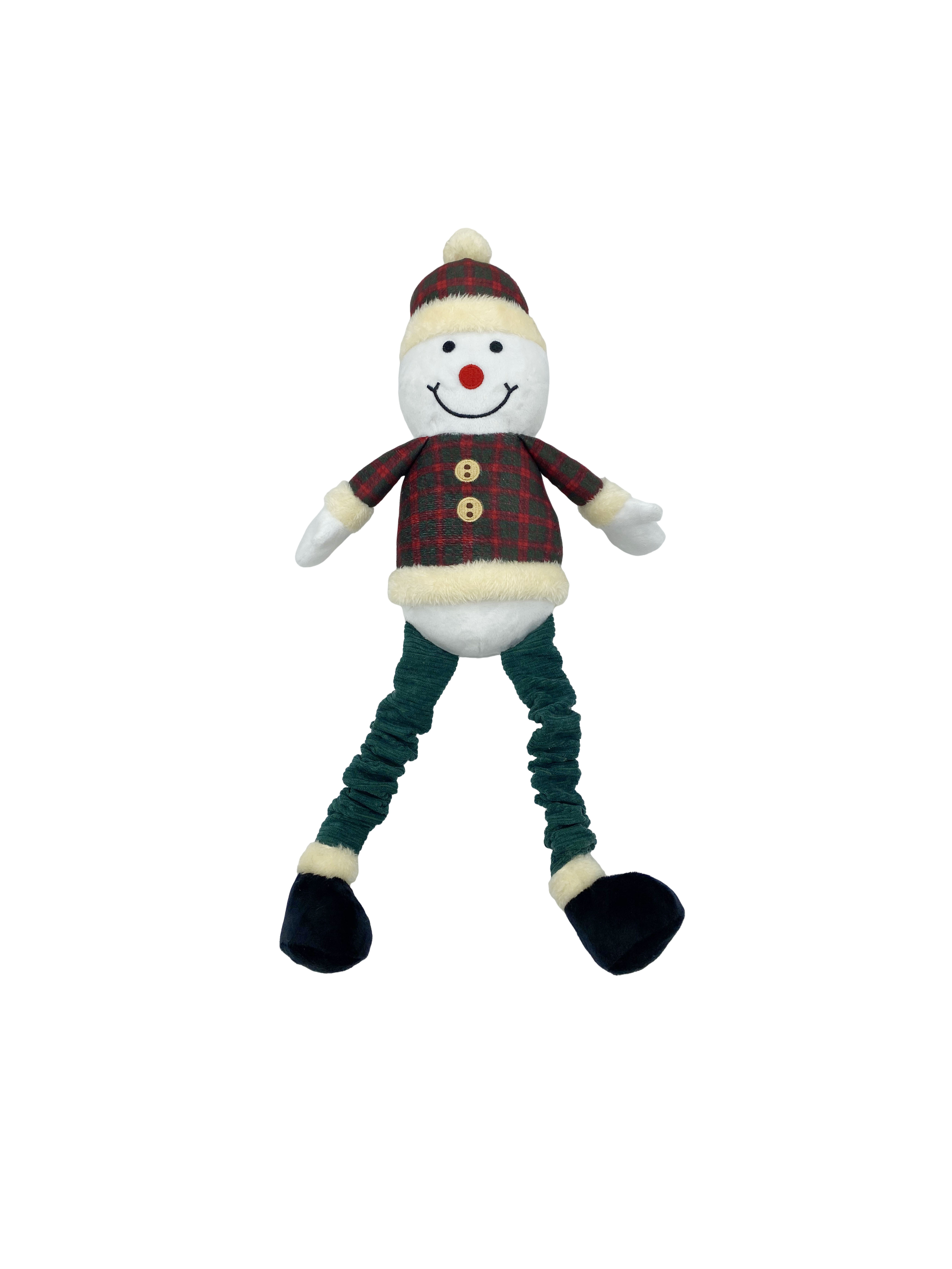 Squeaky Christmas Snowman-Plush Dog Toy
