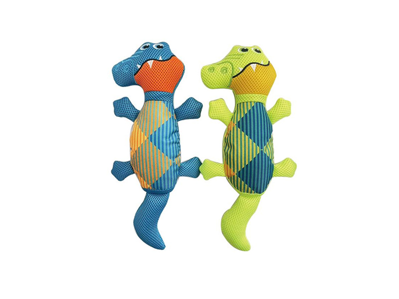 Floating Crocodile Dog Toy with Squeaker&Durable Interactive Pet Water Toy