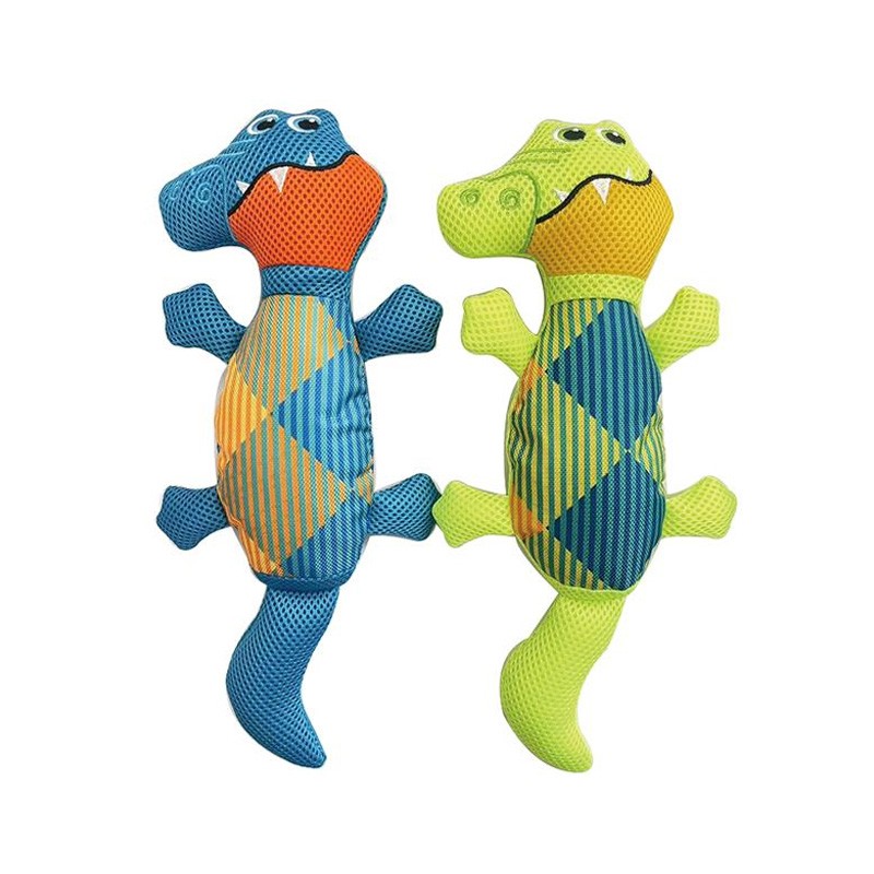 Floating Crocodile Dog Toy with Squeaker&Durable Interactive Pet Water Toy