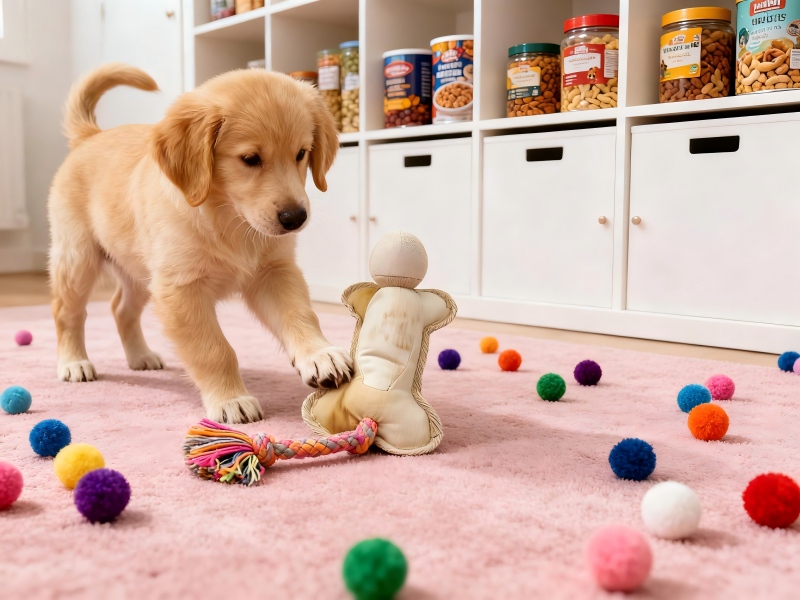 Recycled Fabric Elastic Flyable Dog Toy - Interactive Tug & Fetch Pet Toy