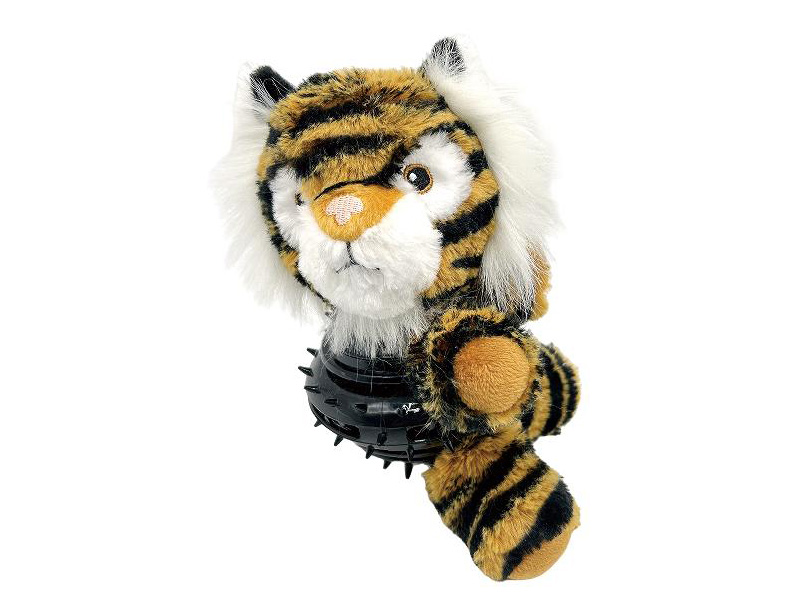 Stripes the  Treat-Hiding Squeaky Tiger Dog Toy|TPR Belly